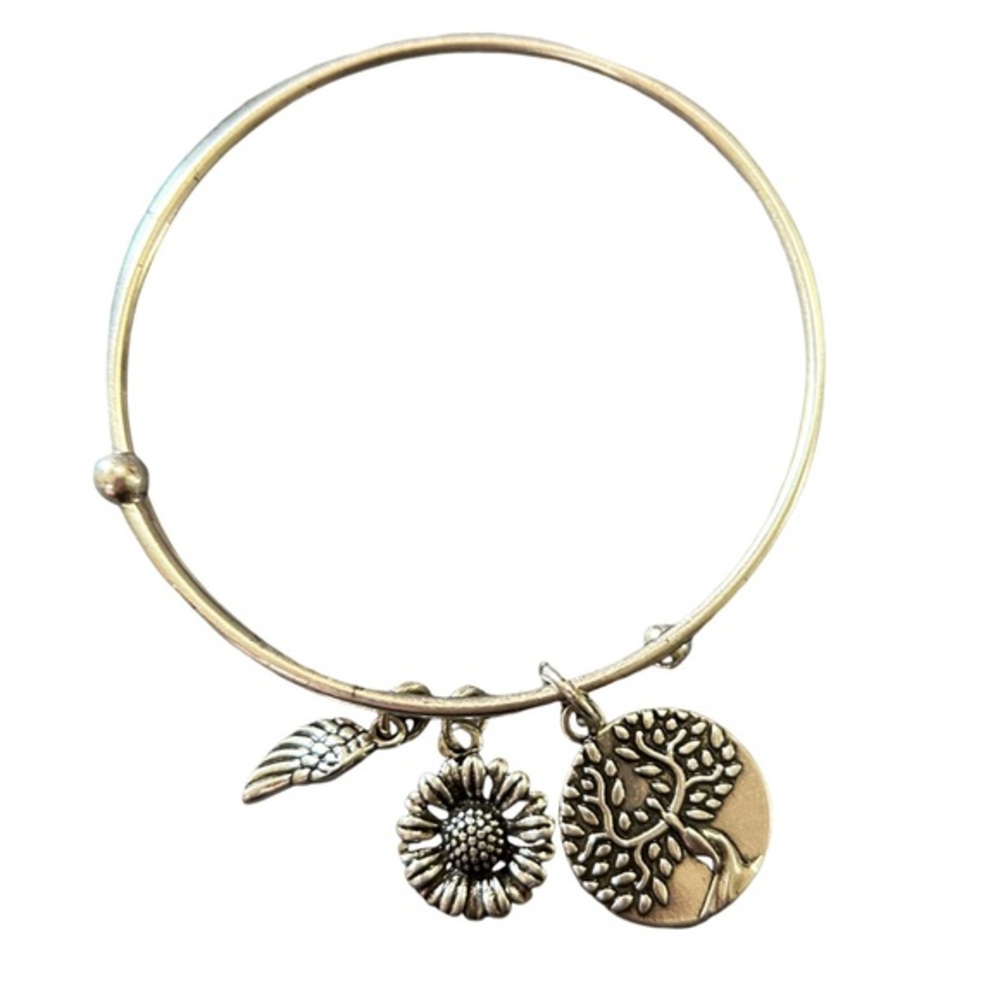 Earth Angel Silver Charm Bracelet